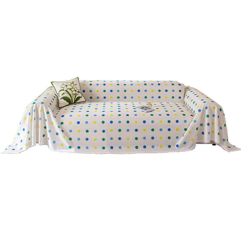 夏季新款多巴胺冰丝凉感防滑沙发巾一片式全包沙发盖布防猫抓毯子,居家布艺,沙发套,淘宝优惠券,粉丝福利购,淘宝优惠卷