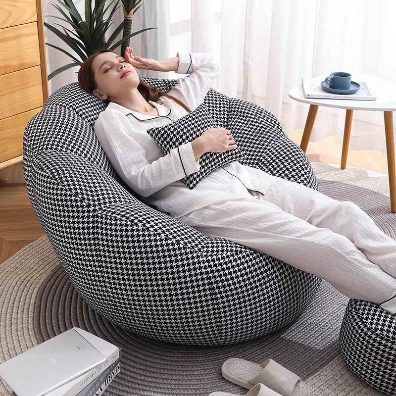 懒人沙发椅子客厅小户型可躺可卧单人靠背凳卧室阳台