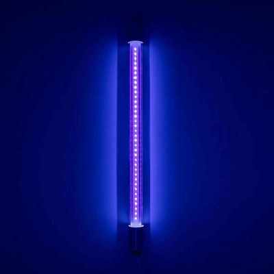 T8诱蚊灯管UVA诱虫led灯管UV紫外220V紫光365nm灯管石英玻璃