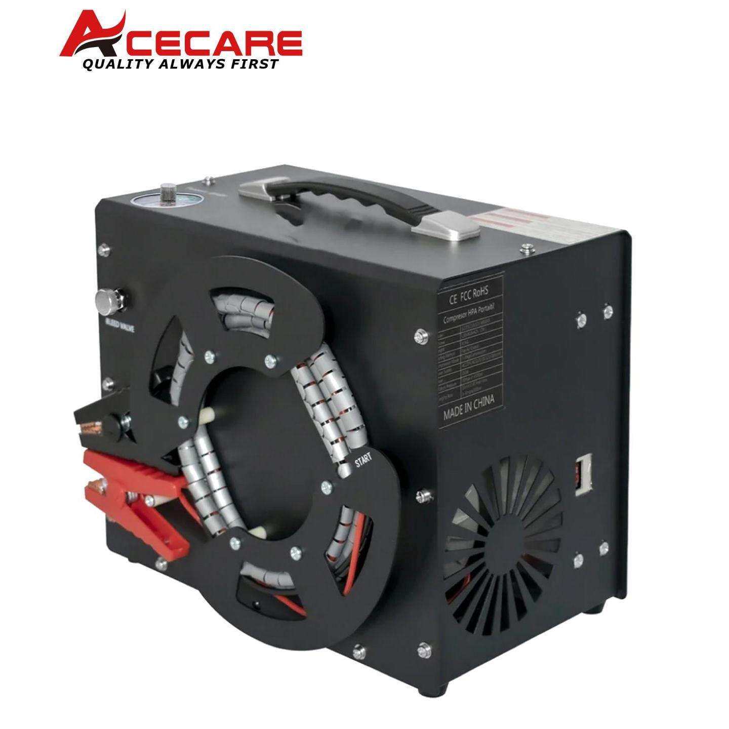自动停机款220V-110V高压车载打气机30MPA充气泵4500Psi