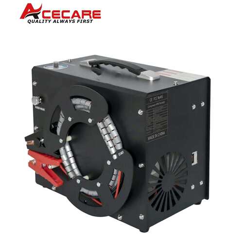 自动停机款220V-110V高压车载打气机30MPA充气泵4500Psi