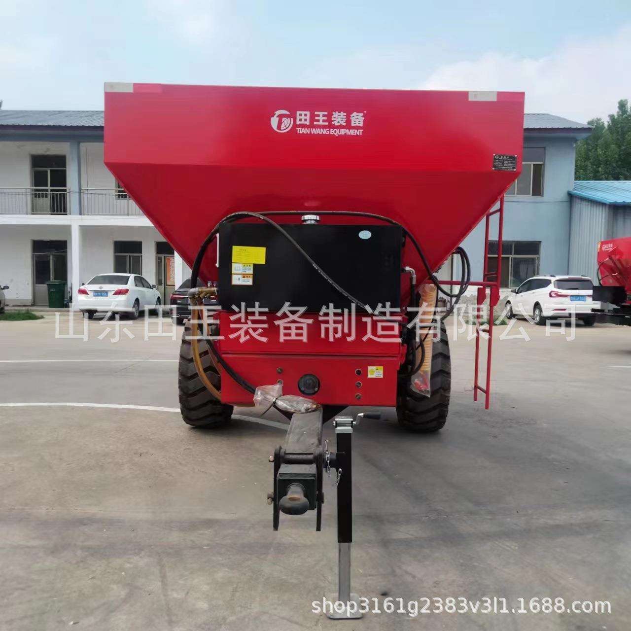 撒粪车撒肥车厂家多功能液压双盘撒肥机 可控施肥器农用施肥机