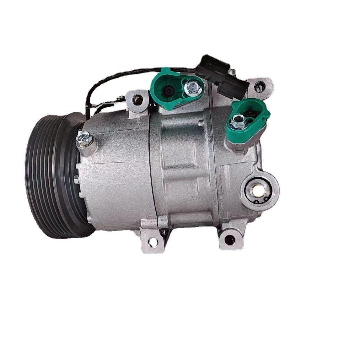 厂家汽车空调压缩机适用于VS1611款悦动新12v6P槽空调泵