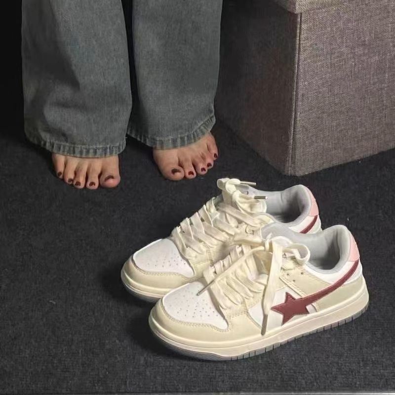 休闲鞋小白运动复古板鞋老爹鞋