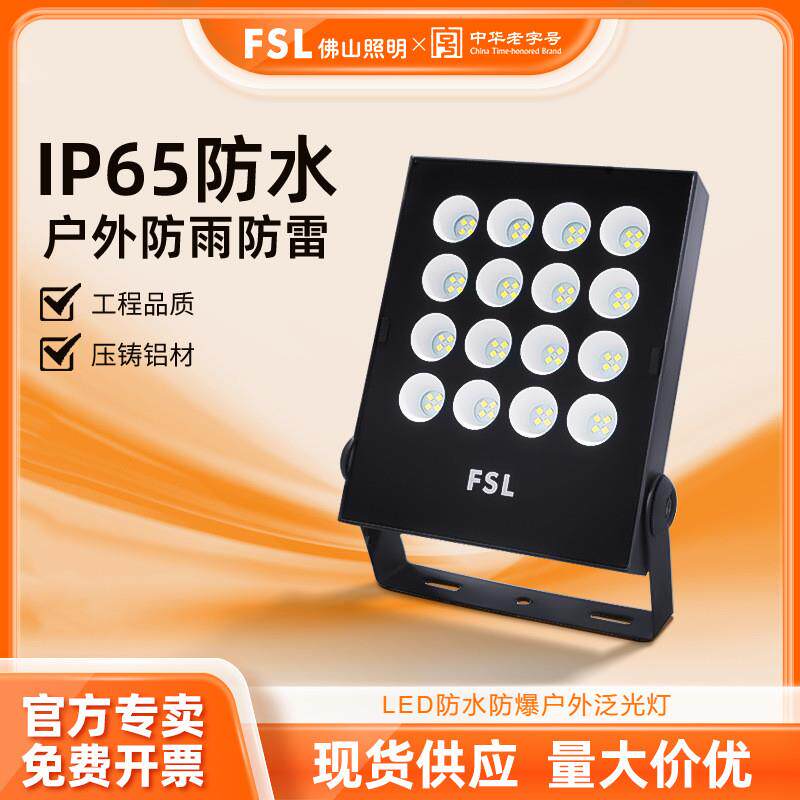 佛山照明led投光灯户外庭院路灯工程隧道泛光灯厂房车间探照灯