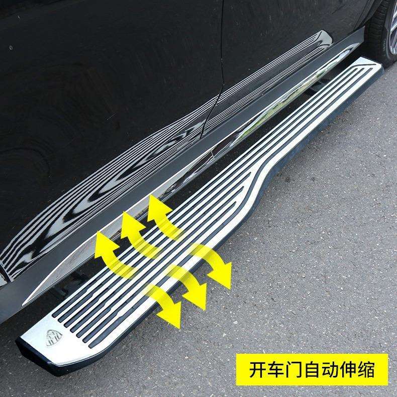 适用于13-19年奔驰GL/GLS改装迈巴赫款电动踏板自动伸缩加宽加厚