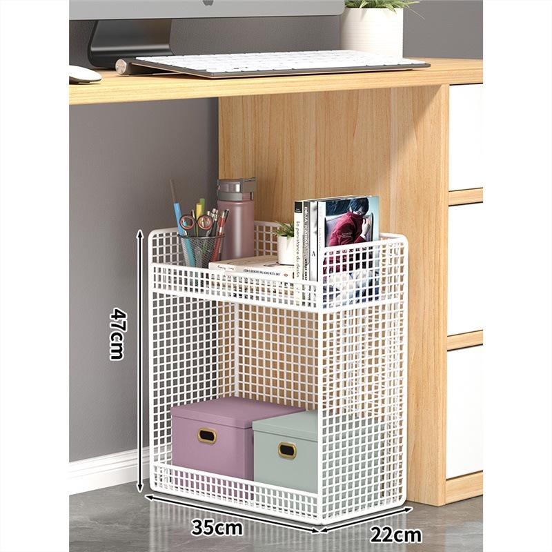 可移动书架书架书桌收纳置物架