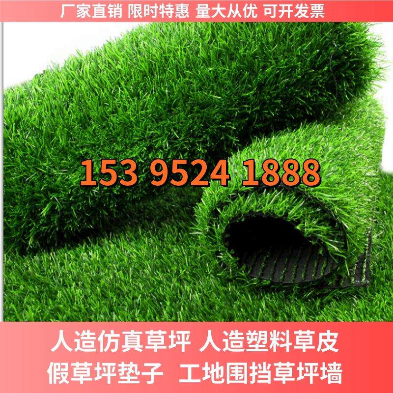 彷真草坪塑料草皮地毯户外草坪墙草坪网工地围挡草坪假草席子庭院