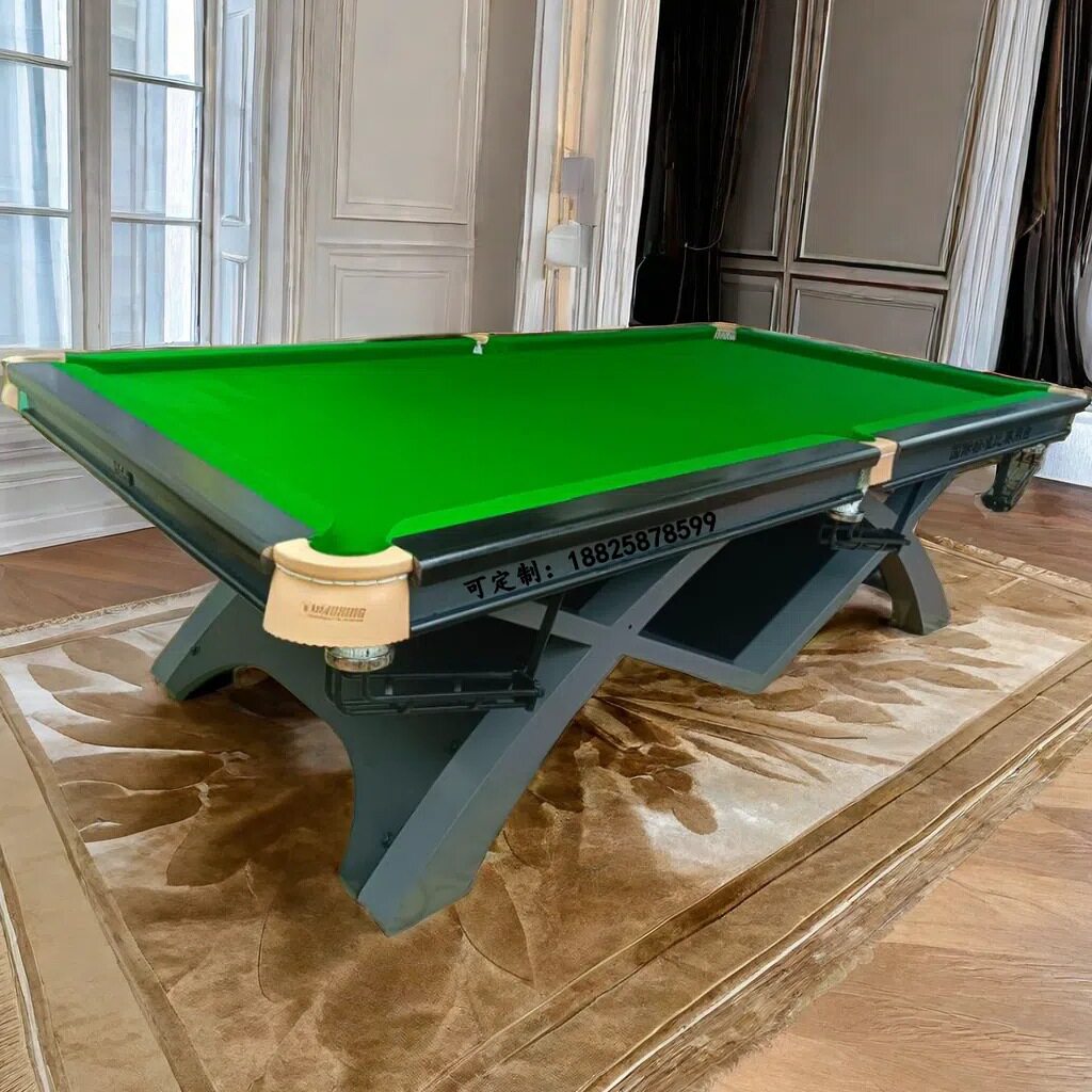 美式黑8式9球台直供沧州坊衡水廊q9-a惠州球星英式厂斯诺克台花球