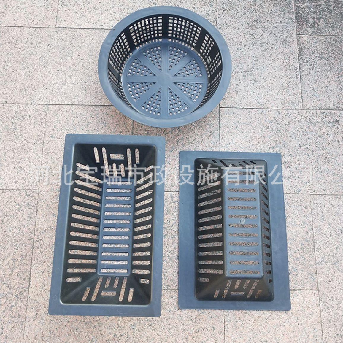 雨水口塑料截污挂篮井盖截污筐污水篦子隔污防堵溢流截污篮