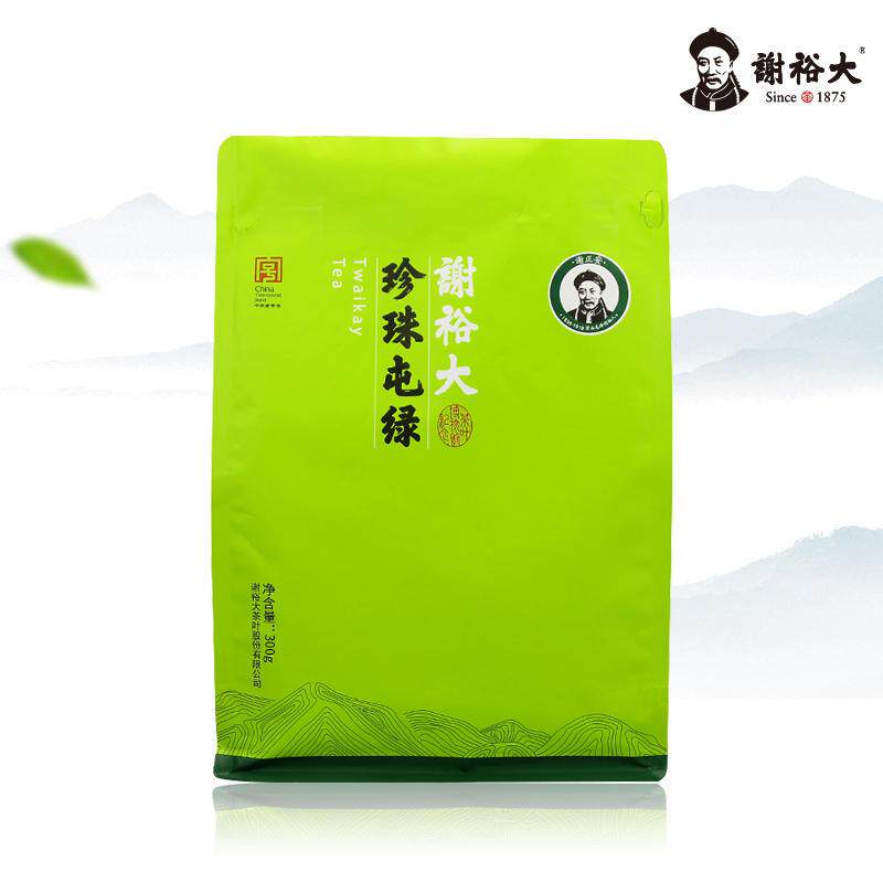 谢裕大黄山珍珠屯绿300g袋装徽州绿茶传统古法揉捻新茶原产地供应