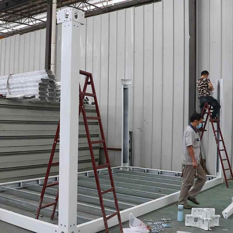 粤顺打包箱房简全拼集装箱房粤活动板房可移动办公易房人住GVT集