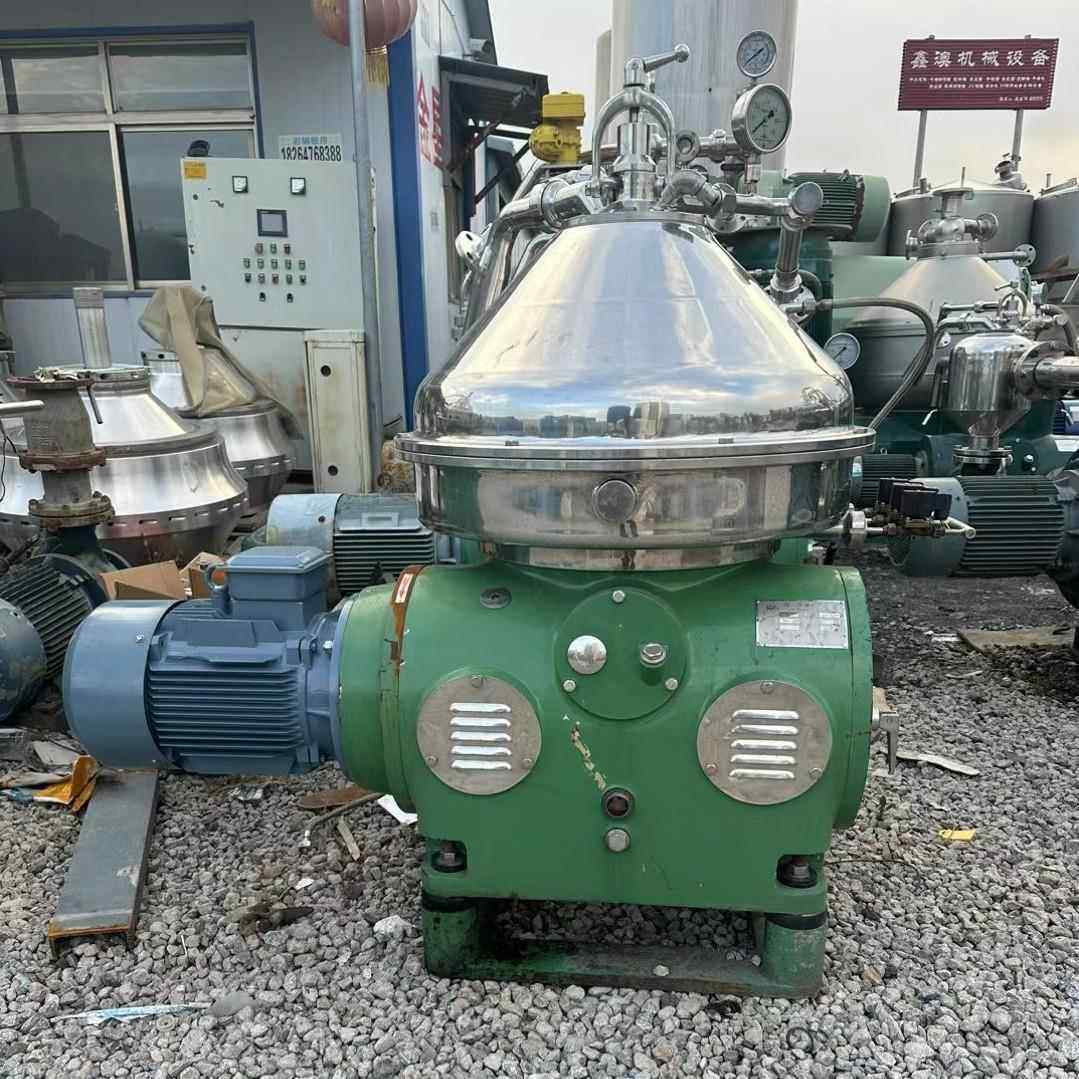 全自动三相固液分离设备二手470碟片离心机二项分离机