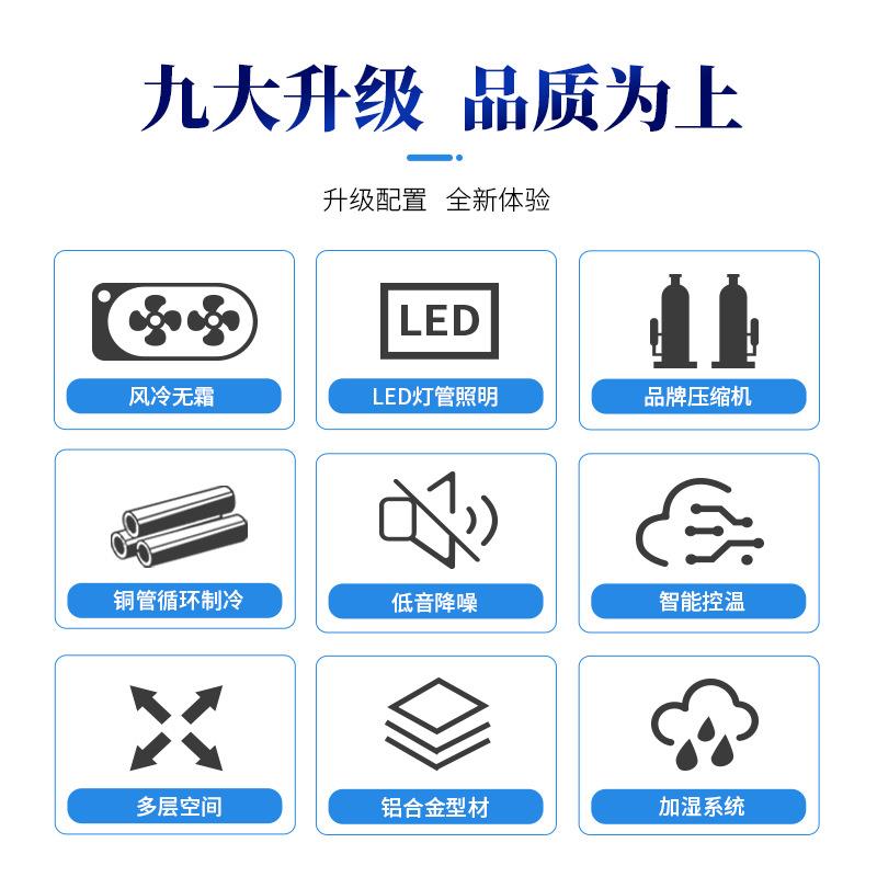 厨风幕柜水果保柜商用展柜冷藏OAV超市鲜串串蔬菜尚水果店风冷冰