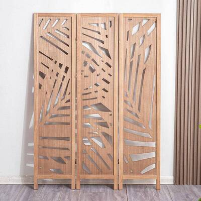 简约风风木质ali-7118屏风移动装饰隔简断折叠屏办可公酒店大厅玄