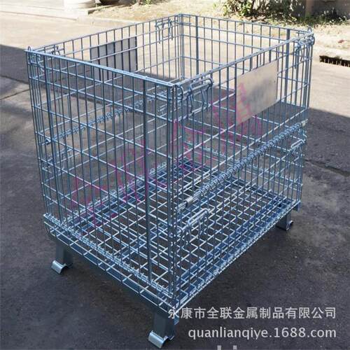 标准折叠仓储笼宁波慈溪制造定制仓储笼物流周转仓储笼大量