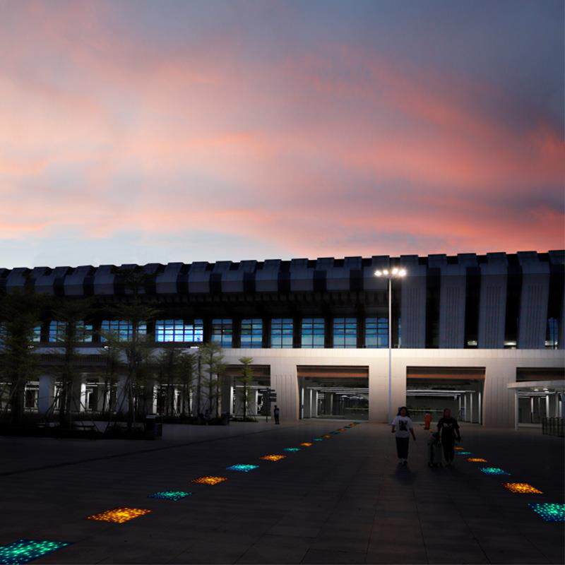 发光板石材别墅花园庭院园林地铺石砖透光防滑地板砖文化石地铺砖