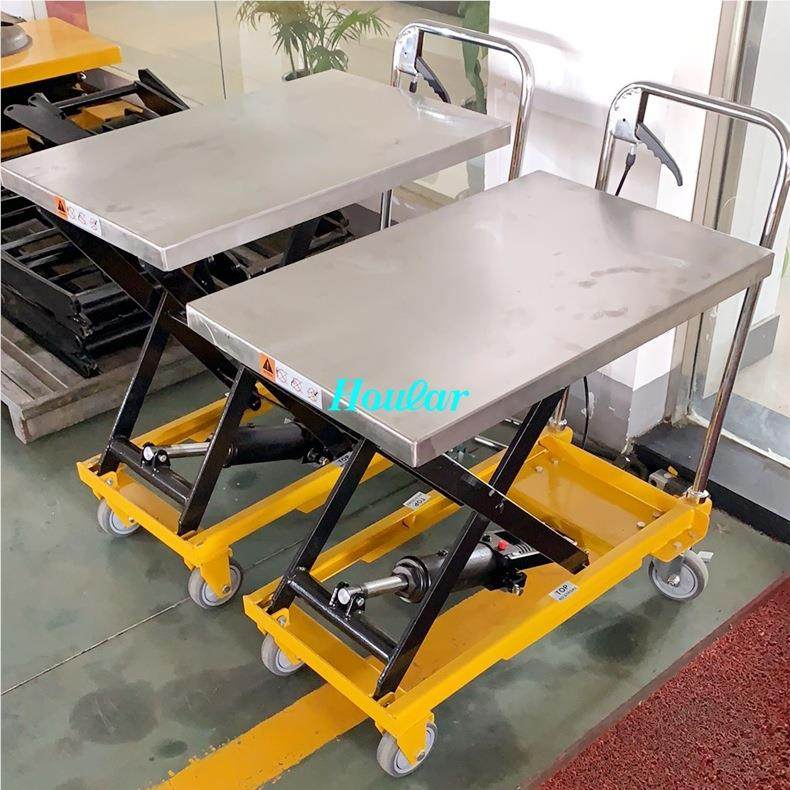 特惠不锈钢手动平台车50kg液压不升降304全sus锈钢手推车升0高车,五金/工具,升降台,淘宝优惠券,粉丝福利购,淘宝优惠卷
