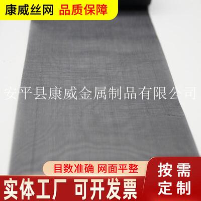 100目编织钛网TA1光亮钛丝网污水处理用80目钛网线径0.1mm