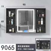储镜子单独卫生间太空箱挂防水物墙式 收纳铝镜柜镜浴室洗手间化妆