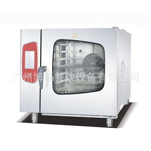 商用餐饮设备不带锅炉自动清洗基础版六层十层蒸烤箱带触摸屏
