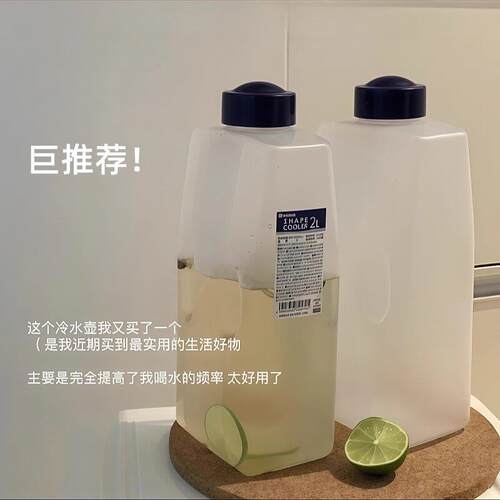 日本食品级夏季冰箱冷水壶冰镇家用大容量耐高温食品级冰饮杯水果
