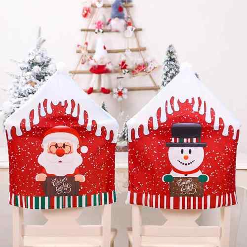 Noel Santa Claus Christmas Non-woven Dinner Table Red Hat Ch
