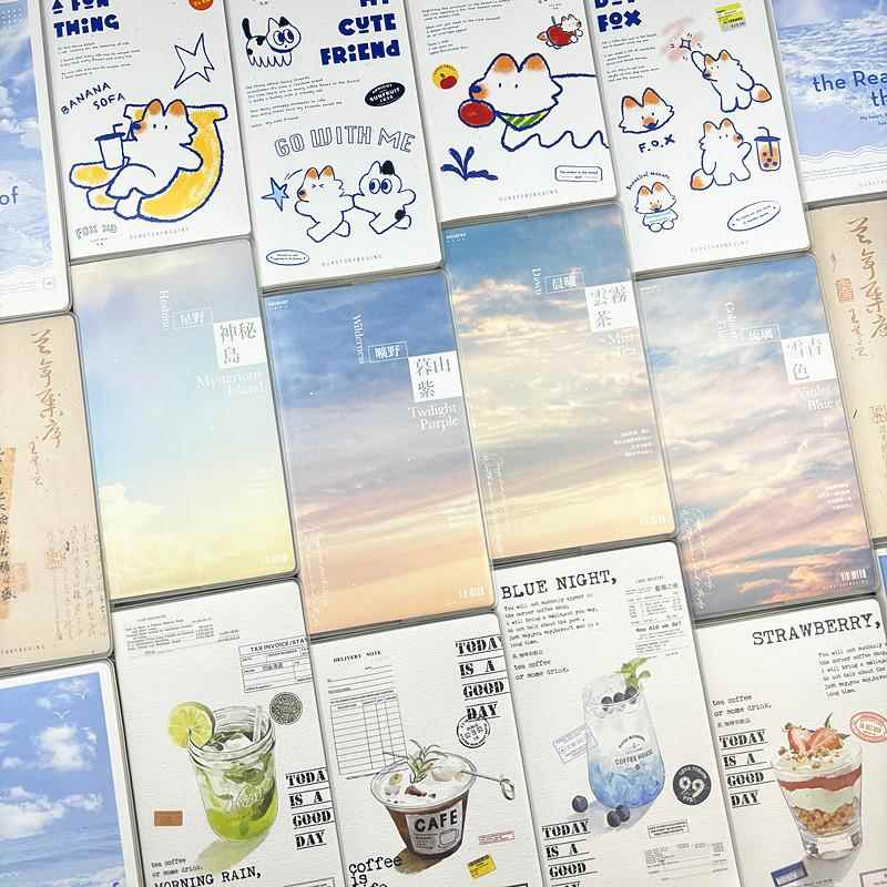 初品文具迷你小胶套本创意H5笔记本子A6学生记事本B6随身带日记本