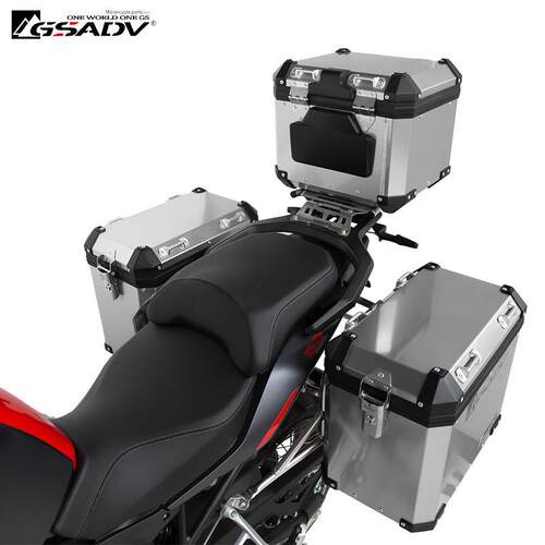 GSADV适用钱江QJMOTOR骁500GS系列三箱边箱尾箱保险上下护杠改装