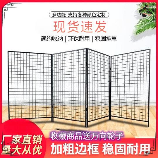 移动折叠推拉装修隔断校园展会画展超市饰品店幼儿园作品网架