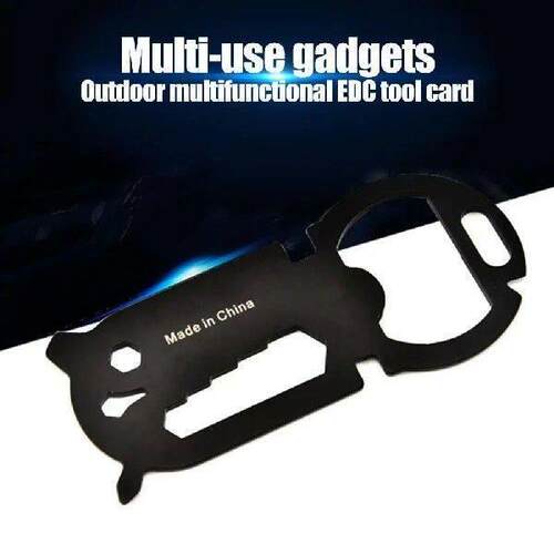 EDC Card Tool Multifunctional Pocket Outdoor Camp Bottle