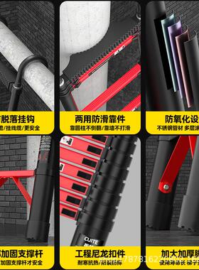 加厚碳字钢升降伸缩梯人折叠梯家梯用楼多功能YAM工程梯竹节子