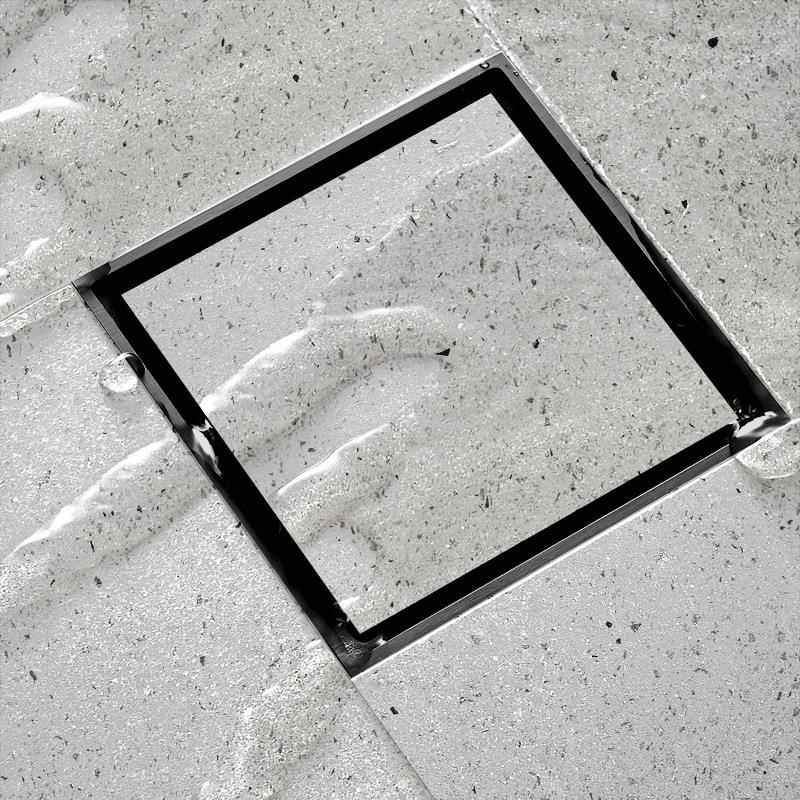 形3钢04不锈地漏方形酒店防臭芯地漏卫生间淋浴室大排量隐FD01030