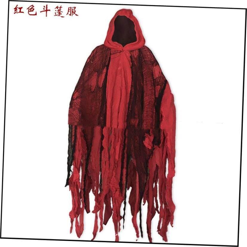 万圣节斗篷斗篷骷髅面具僵尸服装道具