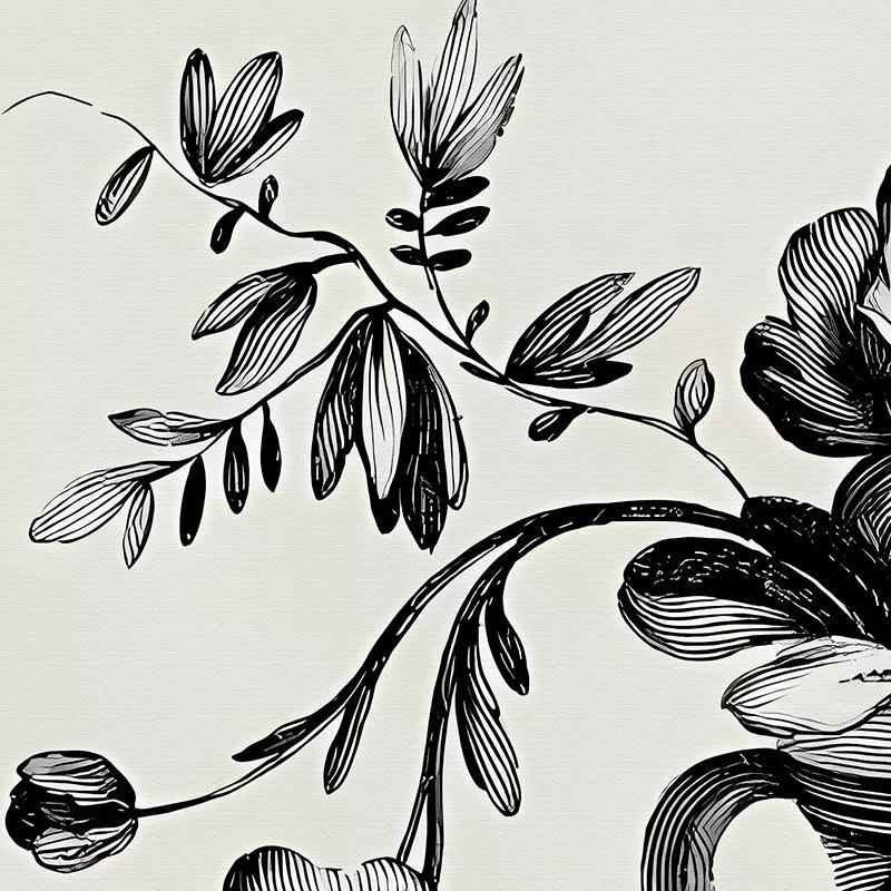 绣花《绣球花》新中式客厅组合装饰画《简约花卉餐厅画中壁古风卧图片
