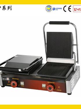 王子西厨厂家正品直销 EG-602N新款双圧板扒炉 商用 煎扒三文治机