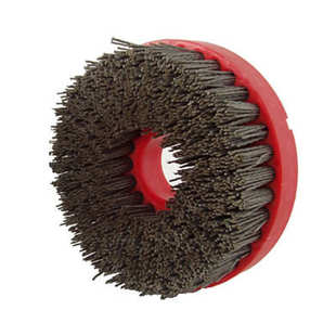 角多种圆盘刷圆盘磨机猪鬃丝尼龙丝精整磨料刷规格毛刺刷去工业