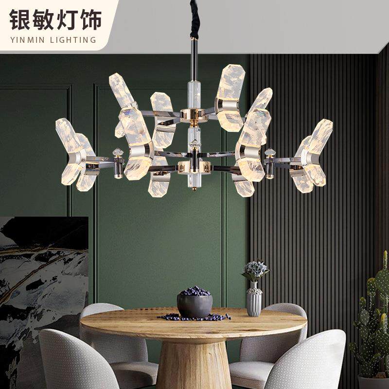 包邮新款客厅吊灯气泡水晶灯北欧轻奢创意个性卧室大厅LED灯灯具