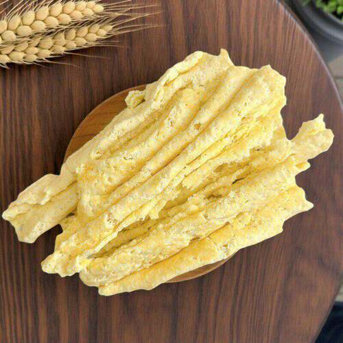 内蒙古特产手打鲜奶皮子成吉思汗手打鲜奶皮即食手工乳扇奶皮零食