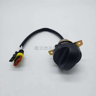 三一挖掘机配件SANY75 135 205 215 235 -8 -9油门旋钮控制器开关