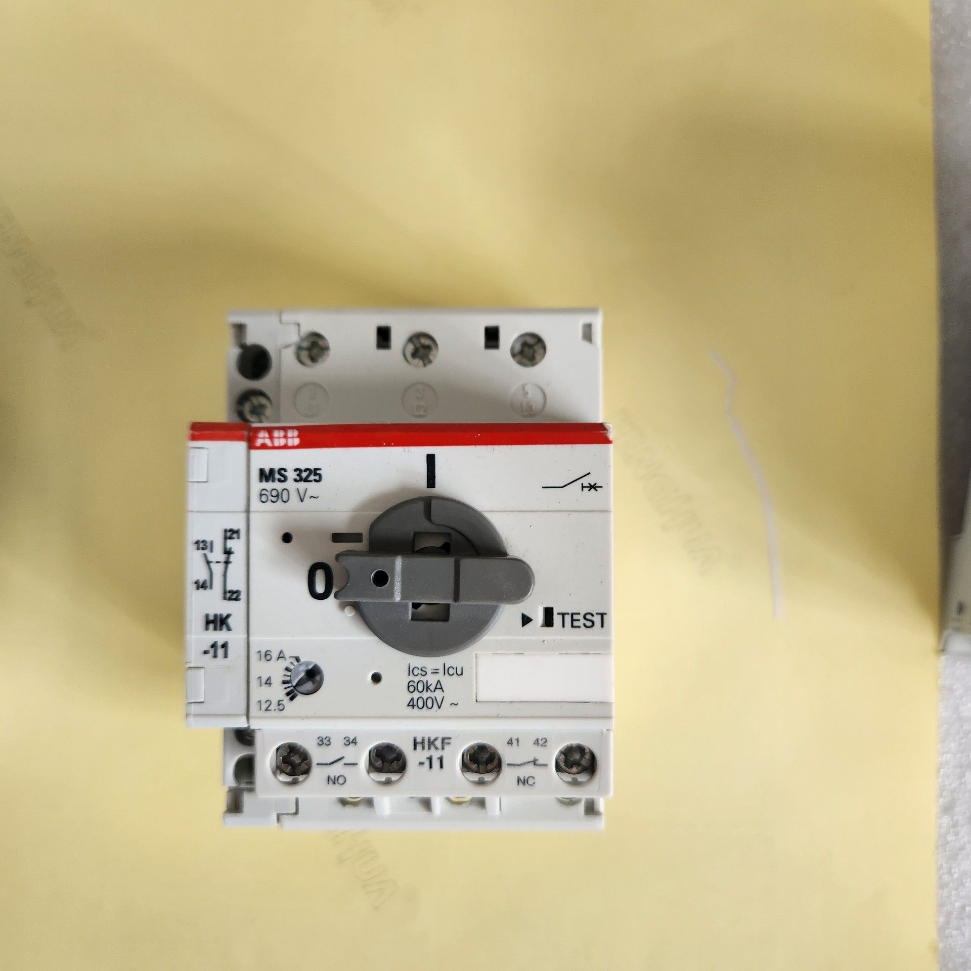 ABB原装MS325-2.5电动机保护断路器，690V，1.