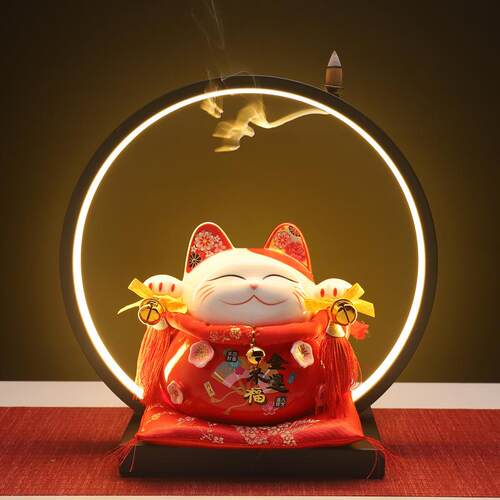 招财猫大号摆件存钱罐店铺开业摆件创意礼品家居饰品陶瓷工艺礼品