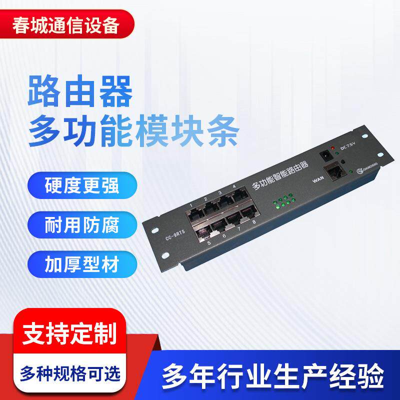 CC-9RTX宽带路由器多功能模块条多媒体信息弱电箱9口网络模块