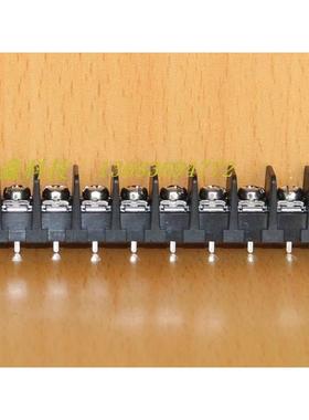 DECA台湾进联9.5间距10位黑色焊板螺丝接线美规端子台T34-BM11