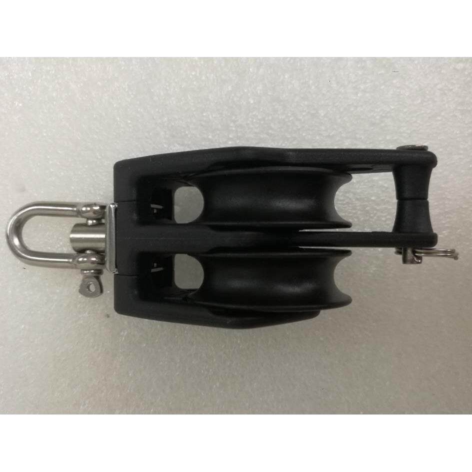 35毫米轮径8毫米线径双轮/环扣游艇帆船轴承滑轮 Master BP-3504F