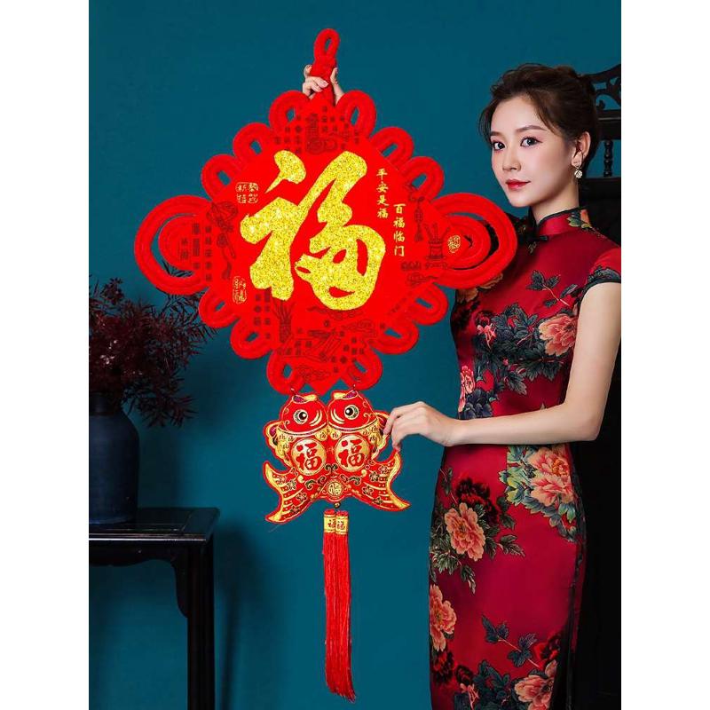 中国结挂件大号客厅小挂饰壁挂玄关2025蛇年新年春节年货过年装饰