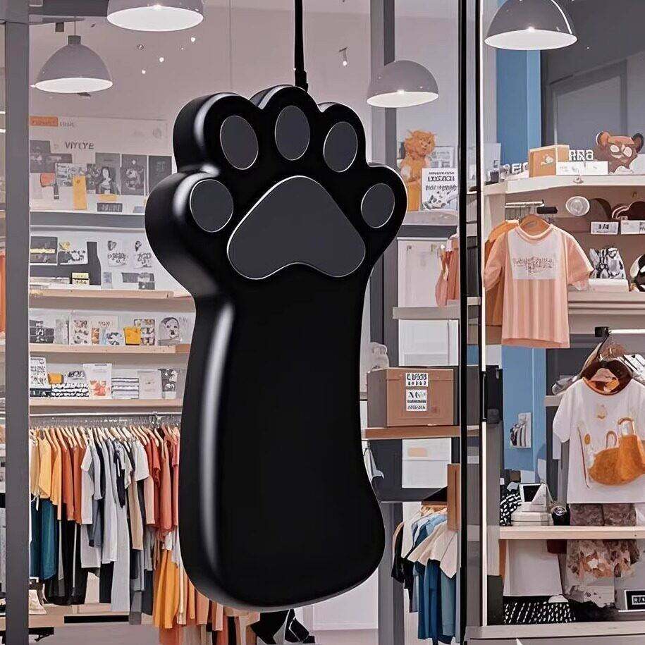 招财猫创意宠物店儿童店玻璃大门把手商铺加厚拉手实木个性订做
