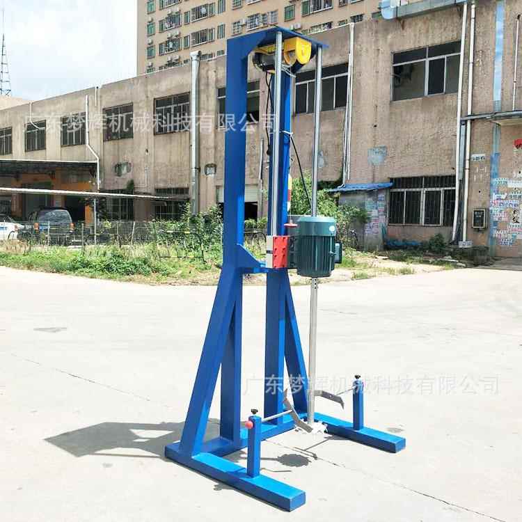 生产厂家电动升降变频调速分散机 PVC原料加粉体搅拌混合设备