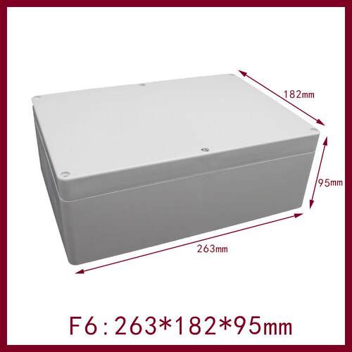 263*182*95mm 防水接线盒 F6塑料工控盒 IP65安装盒子 塑料防水