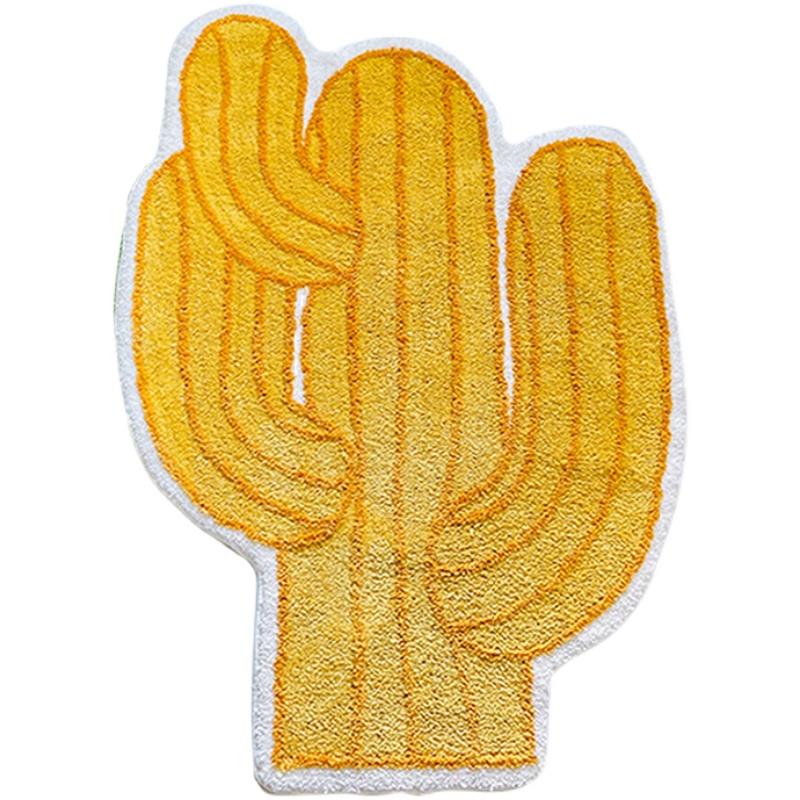 高档屋颜i厅carpts/创设计仙原人掌异形地毯卧室床边客衣帽间e梳